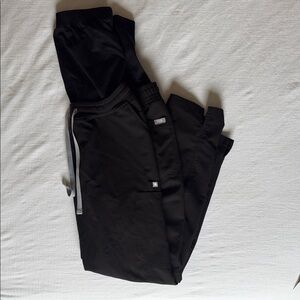 FIGS YOLA Skinny Maternity Scrub Pants Black - Size Medium